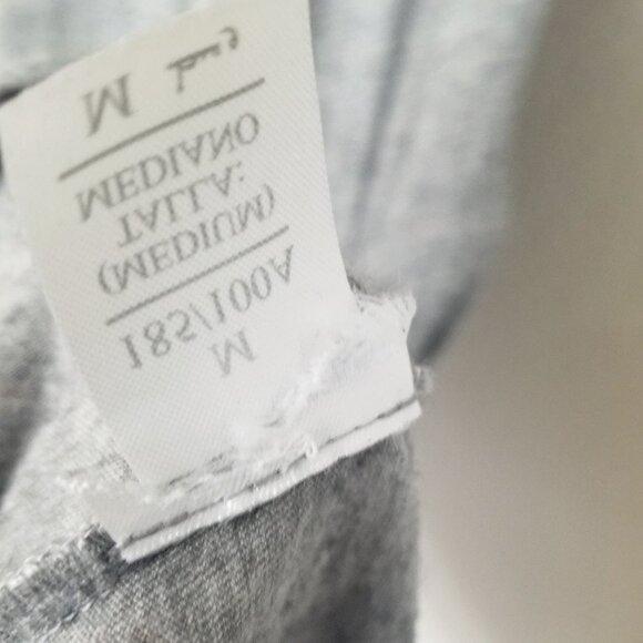 AllSaints Filor Maxi Drawstring Dress Modal Wool Blend Marled Gray Size M $120 - Picture 16 of 16